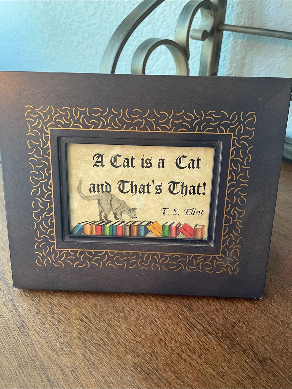 A Cat is a Cat and That’s That! Framed art
